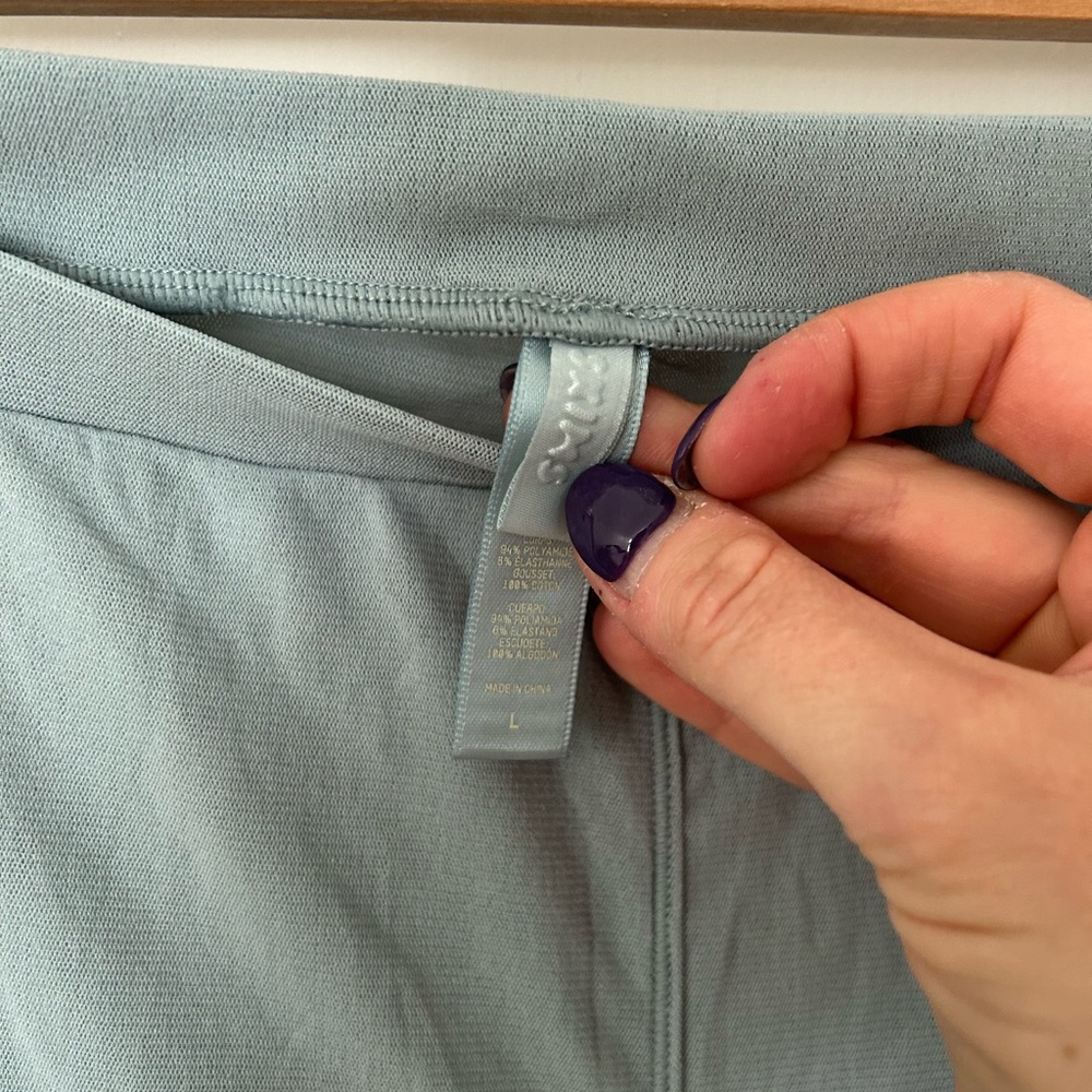 Skims sheer Light Blue Pants with stretch